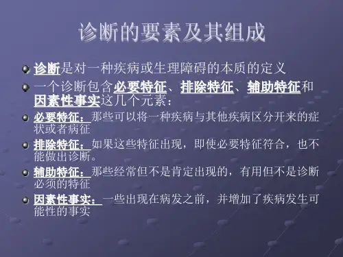 失眠分类及诊断要素