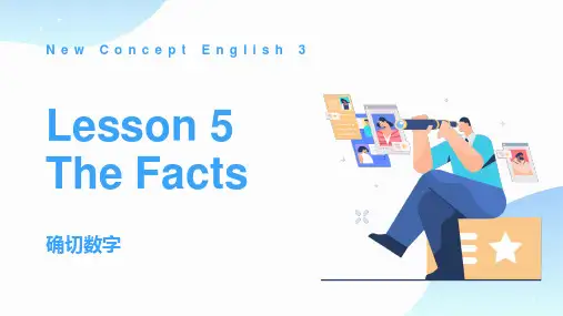 新概念英语第三册Lesson 5 The Facts