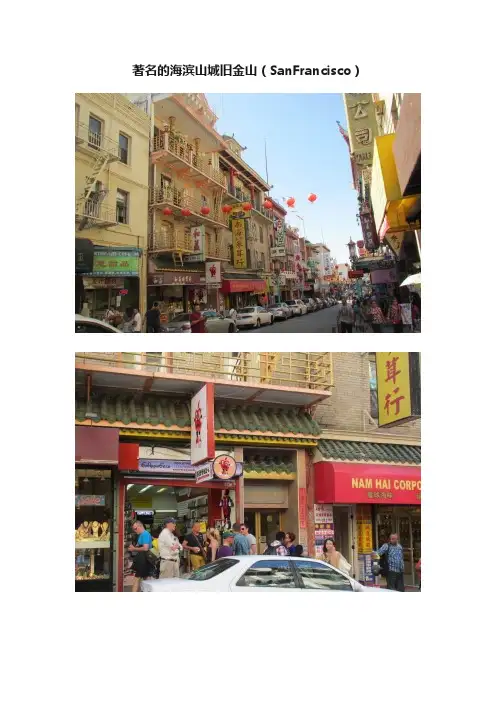 著名的海滨山城旧金山（SanFrancisco）