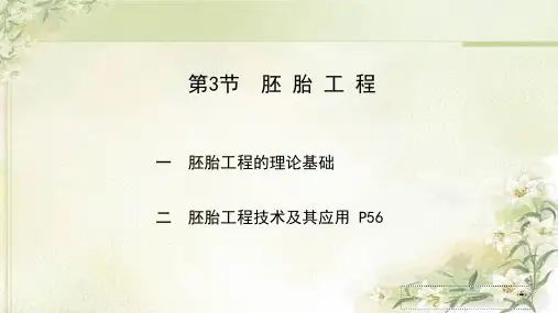 新教材人教版高中生物选择性必修3 2.3胚胎工程 精品教学课件