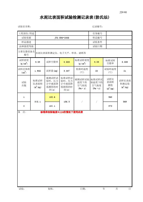 比表面积3种情况计算