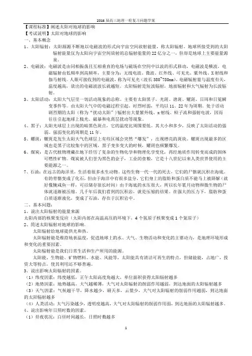 太阳辐射——精选推荐