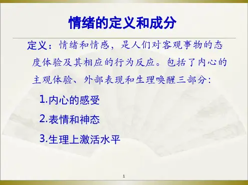 四种基本情绪演示课件