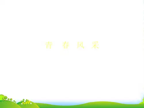 八年级美术下学期 青春风采第二课时 课件