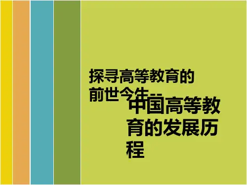 中国古代高等教育发展历程