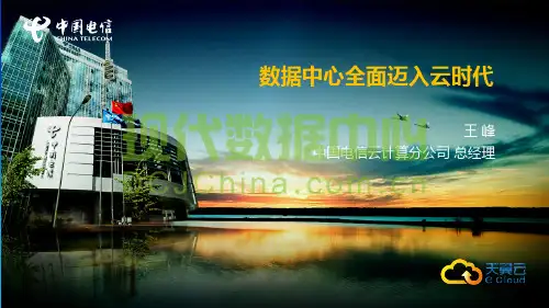 中国电信 王峰：数据中心全面迈入云时代