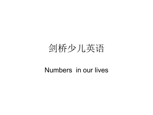 Unit10Numbersinourlives(课件)剑桥少儿英语一级下册