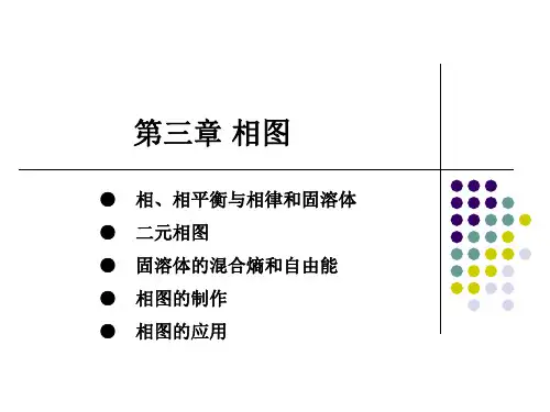 固体物理第三章 相图