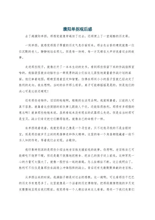 濮阳单拐观后感