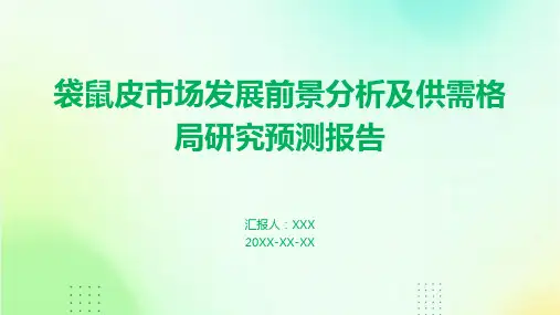 袋鼠皮市场发展前景分析及供需格局研究预测报告