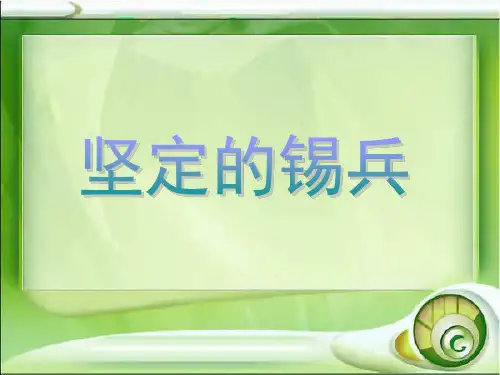 《坚定的锡兵》课件