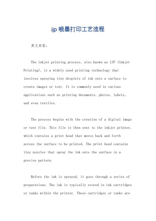 ijp喷墨打印工艺流程