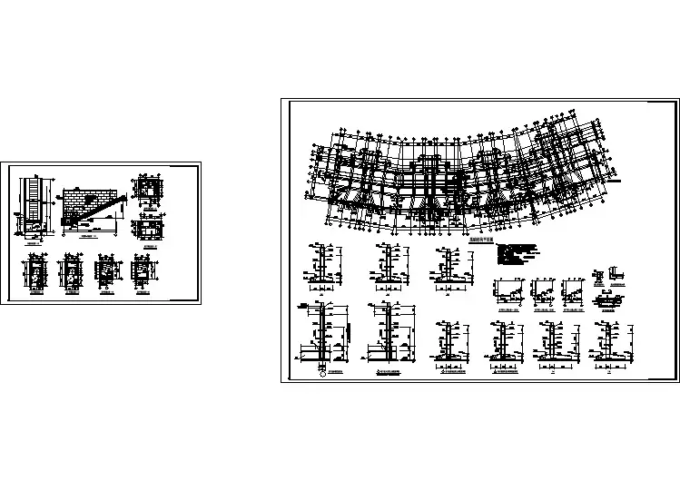 最新的很全面的多层住宅楼建筑结构全套设计施工图（含详细结构图、标注齐全、详细大样）