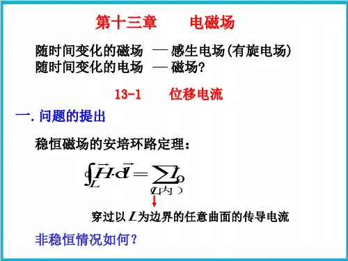 高二物理竞赛第13章电磁场PPT(课件)