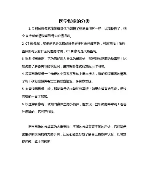 医学影像的分类