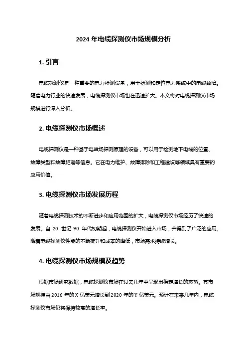 2024年电缆探测仪市场规模分析