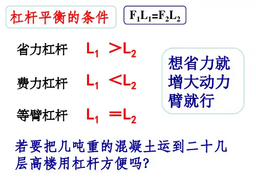 新教科版八年级下册11.2《滑轮》课件(共25张PPT)