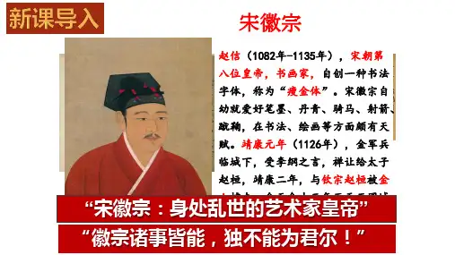部编版七年级历史下册第8课《金与南宋的对峙》课件