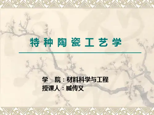特种陶瓷总结