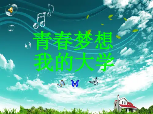 激扬青春放飞梦想PPT课件
