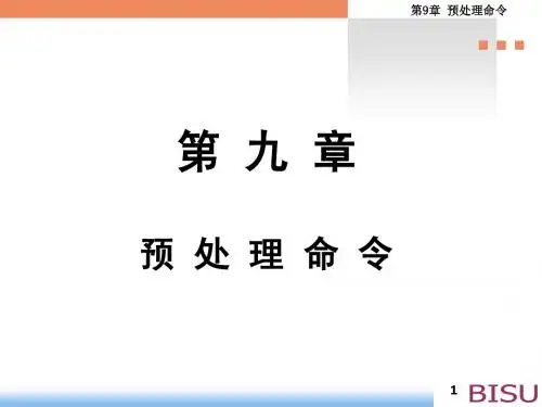 预处理命令ppt