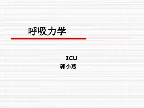 呼吸力学监测