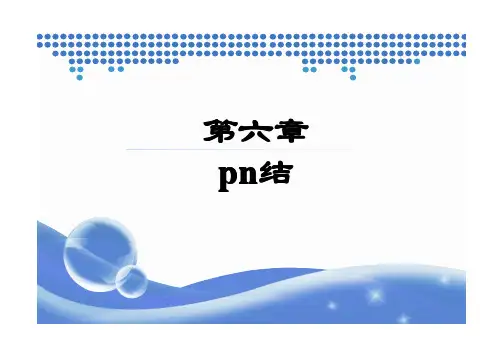 半导体物理第六章PN结