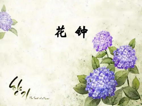 三年级下 花钟 人教部编版 PPT