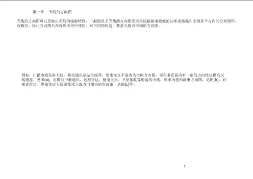 天线方向图ppt课件
