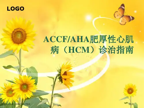 肥厚性心肌病(HCM)诊治指南专家讲座