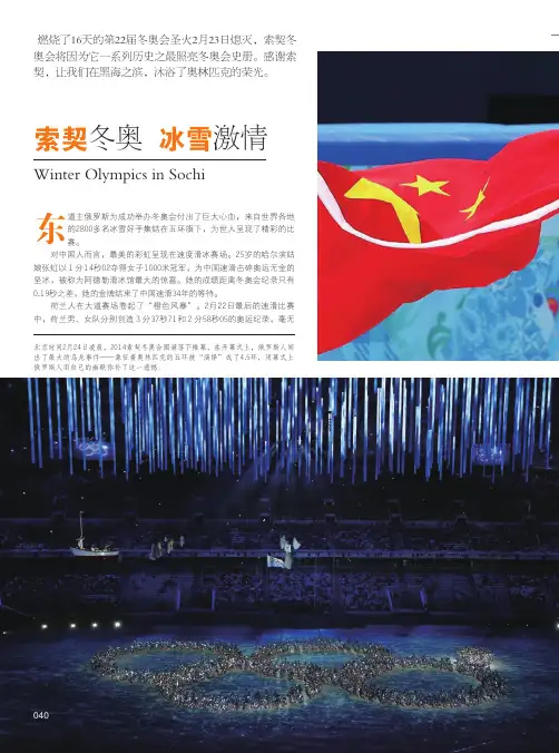 索契冬奥 冰雪激情