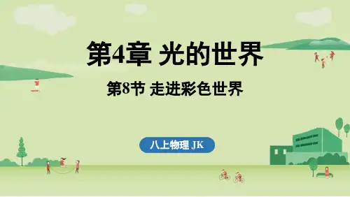 第8节 走进彩色世界八年级上册物理教科版