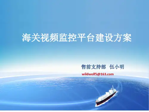 海关视频监控平台建设方案(海关行业)说课讲解