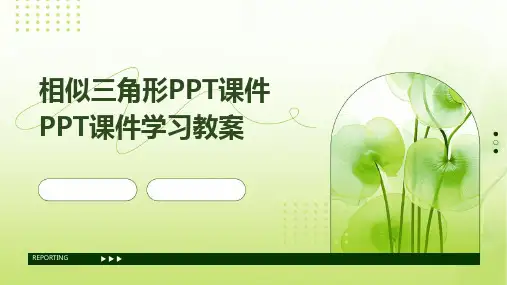 2024版相似三角形PPT课件PPT课件学习教案