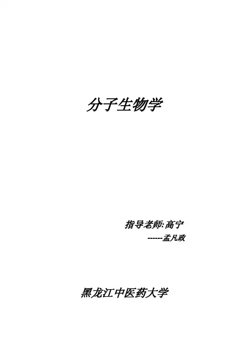癌症发生的分子机制