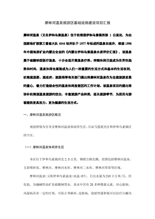 基础设施建设项目报告