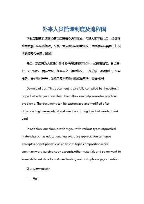外来人员管理制度及流程图