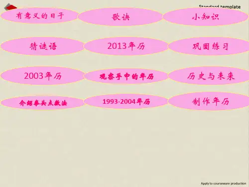 三年级《年月日》ppt课件