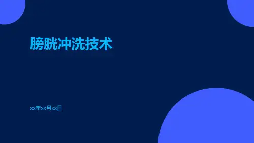 膀胱冲洗技术