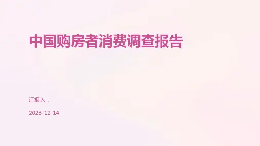 中国购房者消费调查报告