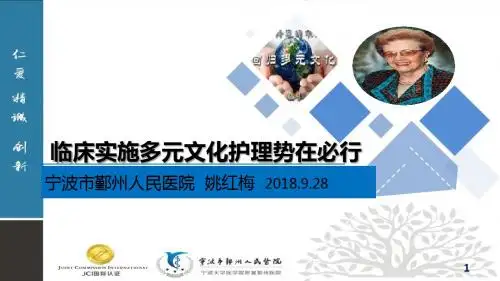 3多元文化护理与服务品质