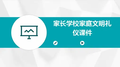 家长学校家庭文明礼仪课件