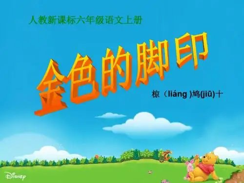 24《金色的脚印》优秀课件