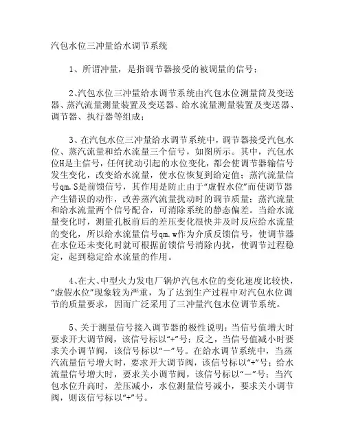 锅炉三冲量——精选推荐