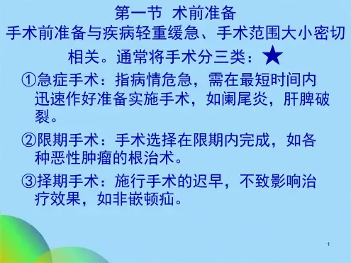 围手术期处理第8(共79张PPT)