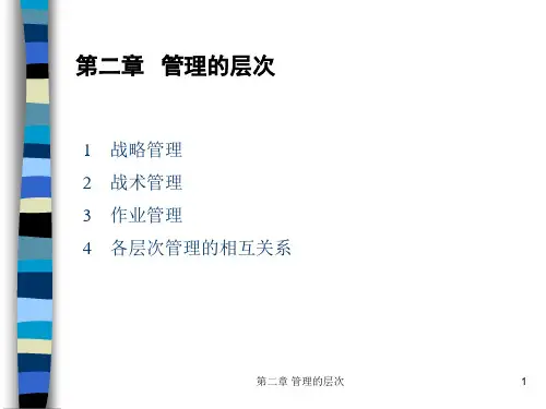 管理学原理第二章