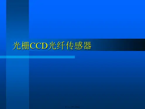 光栅CCD光纤传感器PPT课件