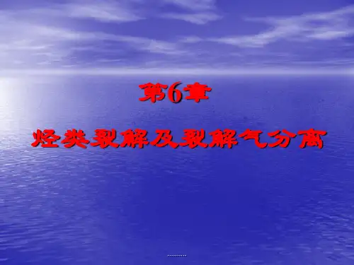 6  烃类裂解及裂解气分离演示文档.ppt