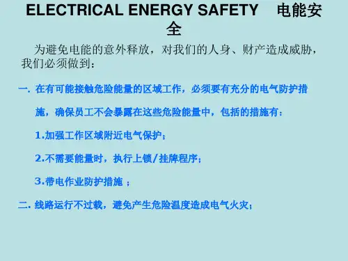 电气安全知识培训(4)