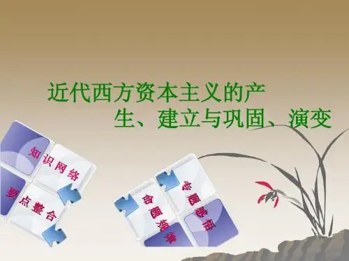 近代西方资本主义的产生演示文稿